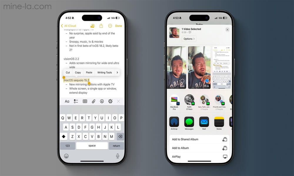 Apple ได้เปิดตัวอัปเดต iOS 18.2
